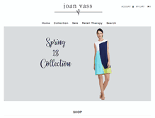 Tablet Screenshot of joanvass.com